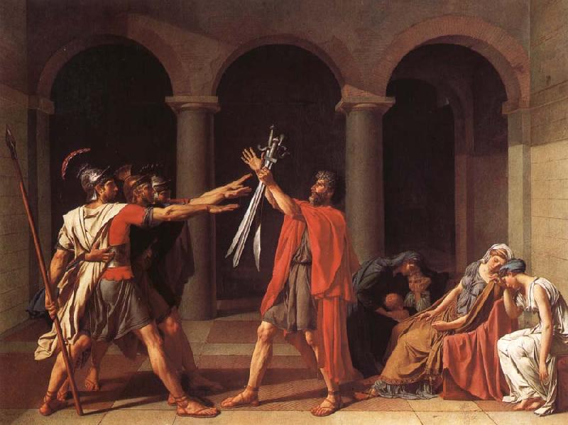 Jacques-Louis David The oath of the Horatii Sweden oil painting art